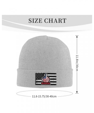 Fuck Joe Biden Unisex Four Seasons Knitted Hat Winter Warm Hats Hats for Men Women One Size $10.79 Skullies & Beanies