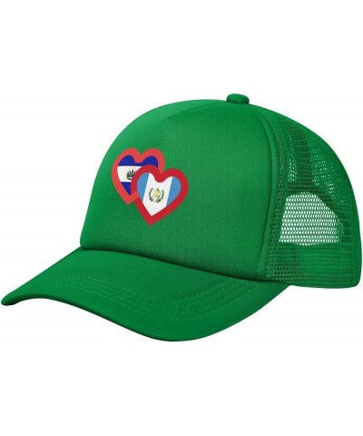 Trucker Hat Mesh Baseball Cap Adjustable Dad Hat Unisex Green $9.60 Baseball Caps