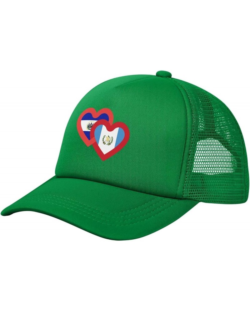 Trucker Hat Mesh Baseball Cap Adjustable Dad Hat Unisex Green $9.60 Baseball Caps