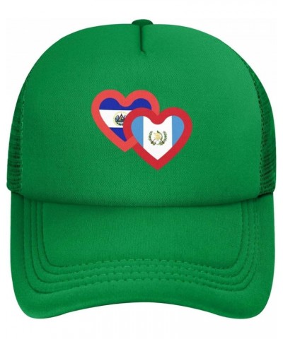 Trucker Hat Mesh Baseball Cap Adjustable Dad Hat Unisex Green $9.60 Baseball Caps