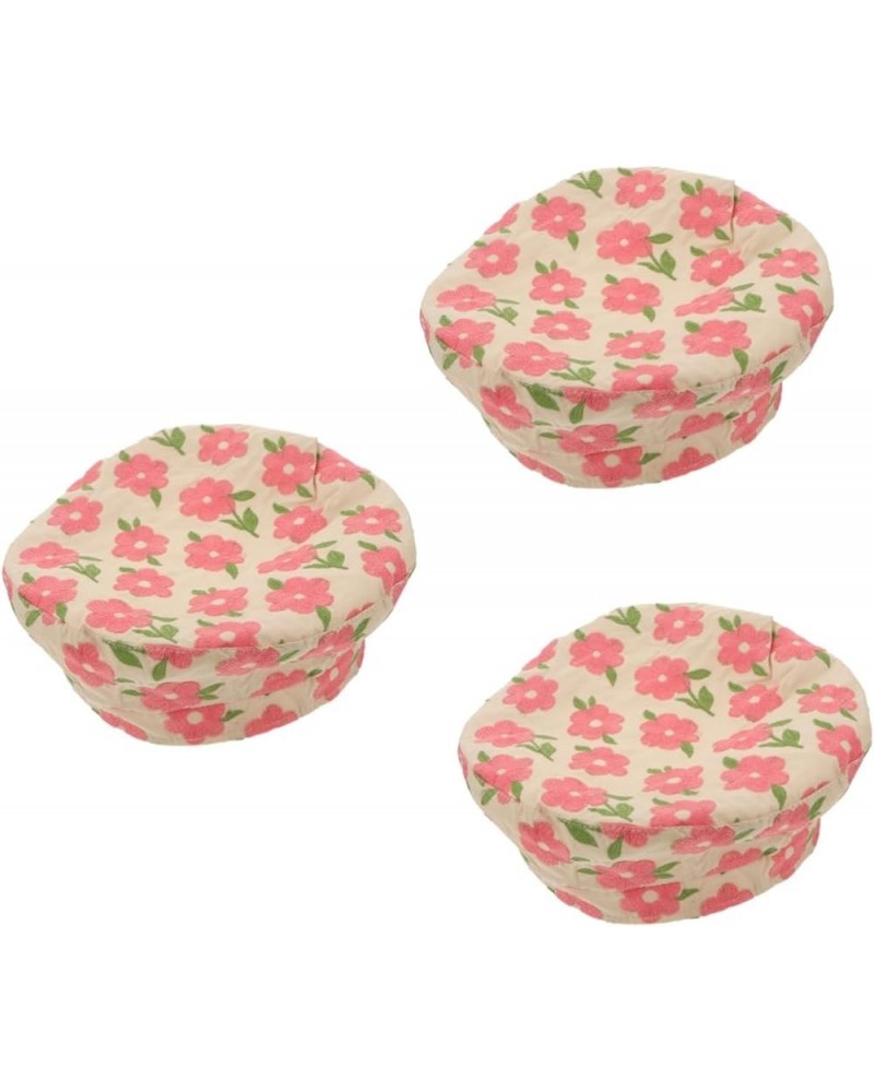 2 Pcs Flower Beret Black Beret Spring Beret Hat French Beret Hats for Women Hat for Women Artist Beret Pinkx3pcs $9.79 Berets