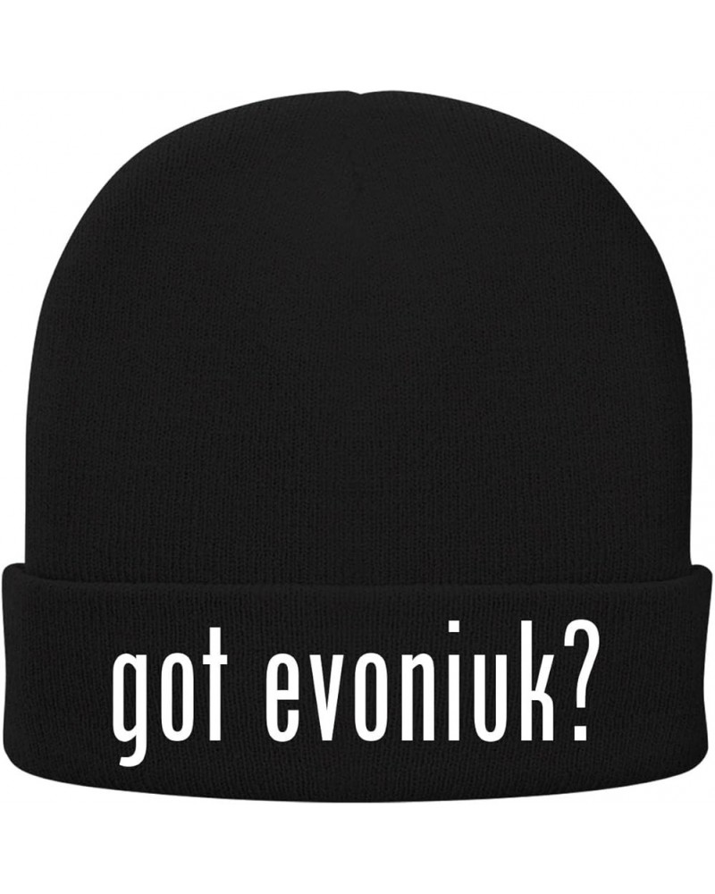 got evoniuk? - Soft Adult Beanie Cap Black $17.50 Skullies & Beanies