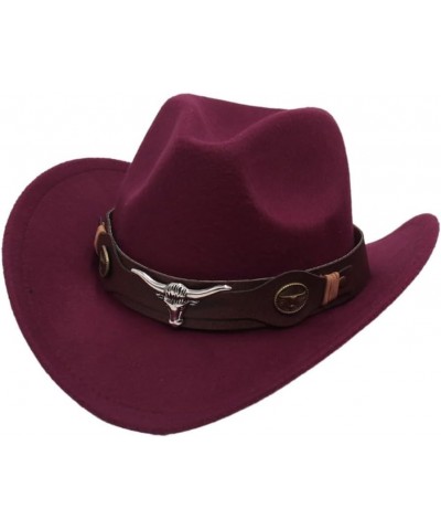 Tibetan Cowboy Caps Western Cowgirl Hat for Women Girl Photo Props Folk Cowgirl Hats Party Fedora Caps Fedora Hat White $7.73...