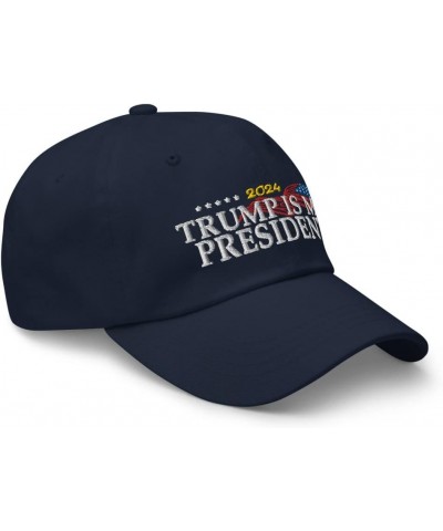 Trump is My President 2024 Cap Embroidered Hat :: RAF Collection Navy $15.47 Baseball Caps