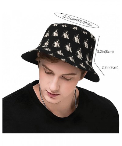 Travel Bucket Hats Wide Brim Sun Cap Boonie Cap Trucker Hat for Sports Camping Pattern 2340 $14.39 Sun Hats