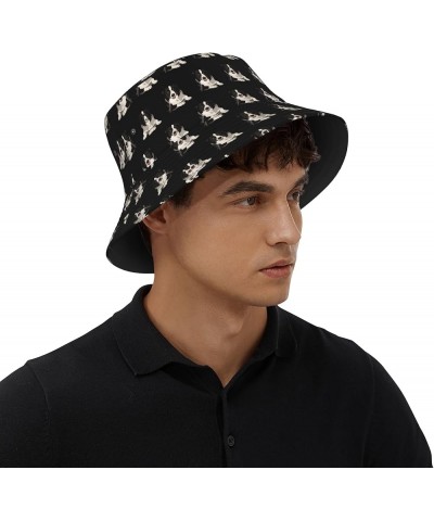 Travel Bucket Hats Wide Brim Sun Cap Boonie Cap Trucker Hat for Sports Camping Pattern 2340 $14.39 Sun Hats