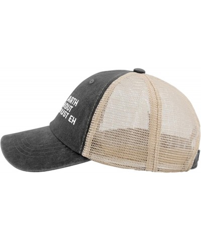 The Earth without Art Is Just Eh Trucker Hat Men Trendy Mesh Hats for Summer Black $7.50 Sun Hats