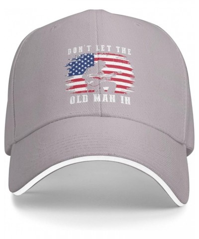 Old Man Hat Don't Let Old Man in Hat Women Baseball Hats Cool Hat Gray $11.70 Baseball Caps