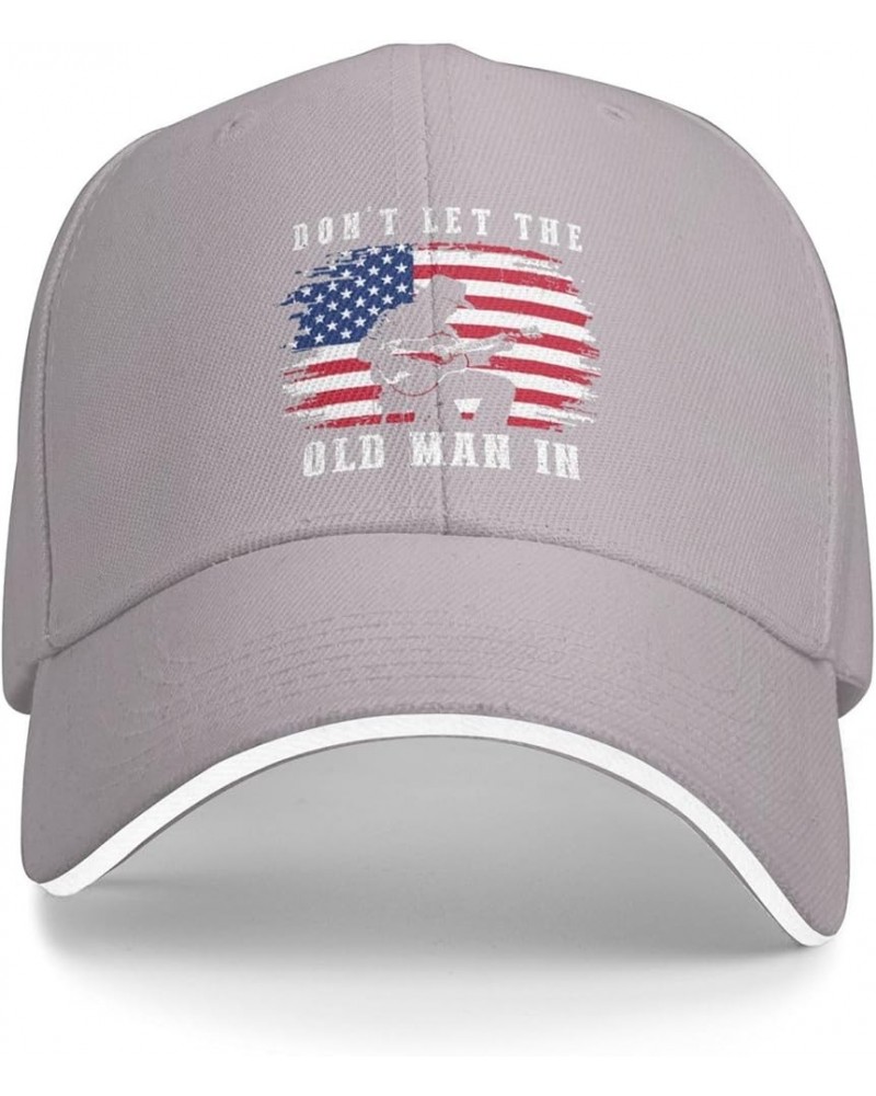 Old Man Hat Don't Let Old Man in Hat Women Baseball Hats Cool Hat Gray $11.70 Baseball Caps