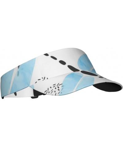 Sports Sun Visor Hats Adjustable Visor Cap Athletic Visor Hat for Men Women, Watercolor Dragonfly Pattern $11.72 Visors