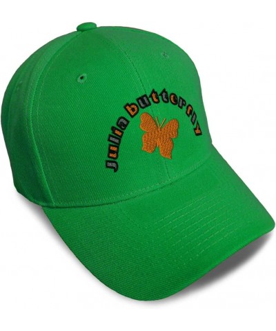 Baseball Cap Julia Butterfly Insects Insects Acrylic Nature Dad Hats for Men and Women Kelly Green Design Only $13.76 Basebal...