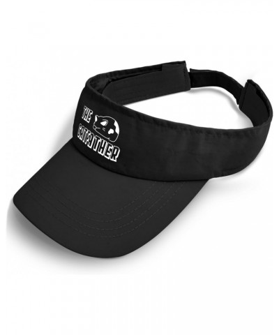 The Cat Father Caps Sun Visor for Teens Golf Cap Funny Visor Hats $11.19 Visors