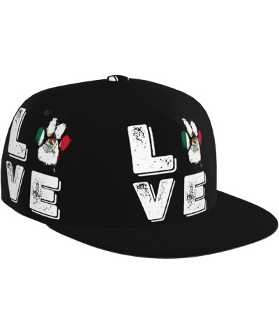 Mexico Flag Baseball Cap Hip-hop Hat Love Paw Mexico Flag Mexican $13.19 Baseball Caps