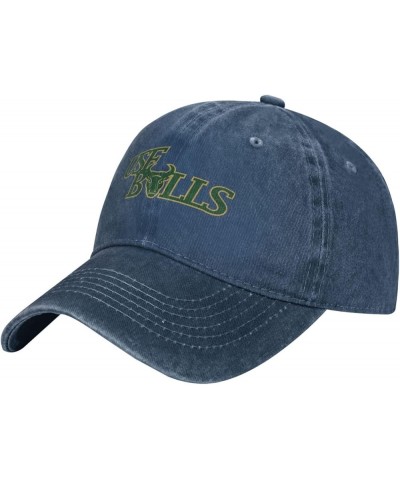 Clipart USF Bulls Logo Cowboy Hats，Unisex Adjustable for Hat Baseball Cap Casquette Navy Blue $10.49 Cowboy Hats