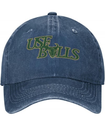 Clipart USF Bulls Logo Cowboy Hats，Unisex Adjustable for Hat Baseball Cap Casquette Navy Blue $10.49 Cowboy Hats