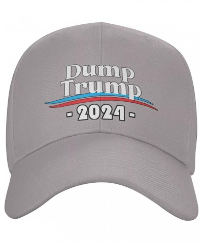 Dump Trump Fight Hate Anti Donald Trump Hat Adult Adjustable Classic Casquette hat Baseball Cap Gray $10.39 Baseball Caps