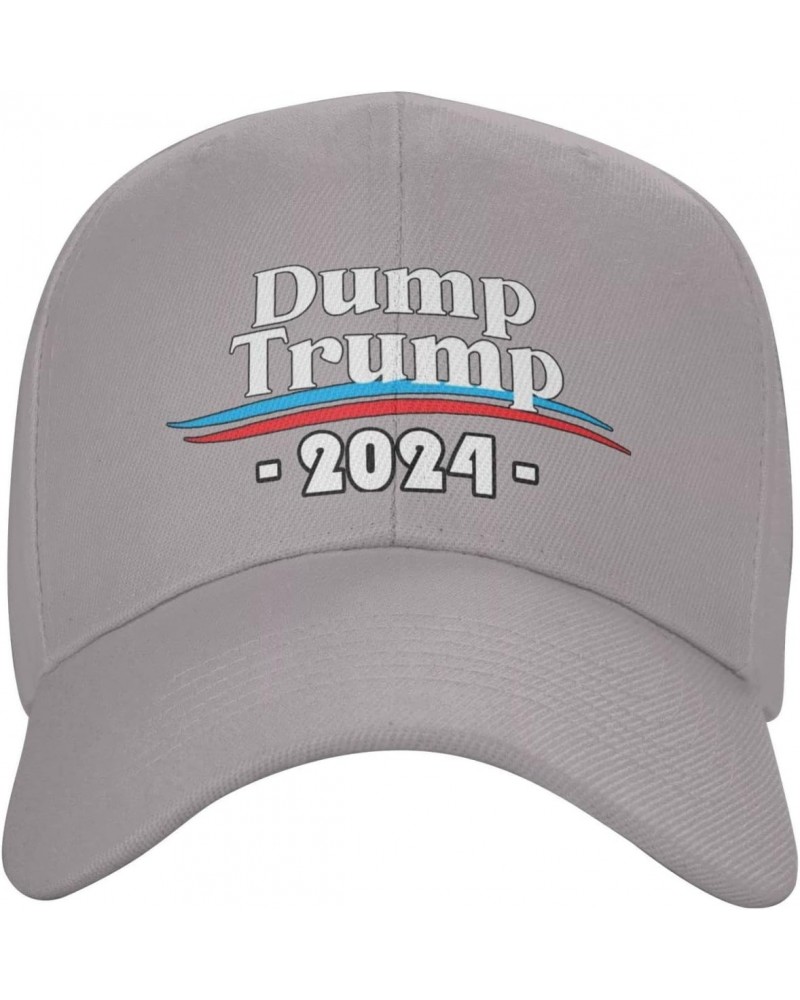 Dump Trump Fight Hate Anti Donald Trump Hat Adult Adjustable Classic Casquette hat Baseball Cap Gray $10.39 Baseball Caps