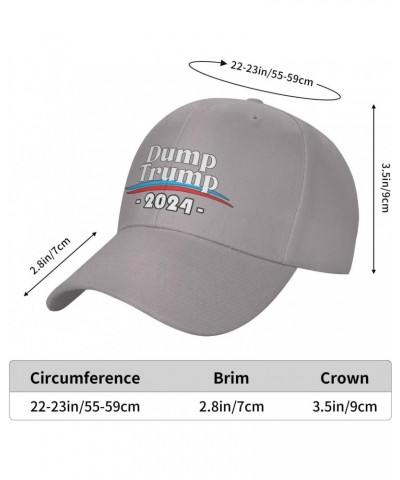 Dump Trump Fight Hate Anti Donald Trump Hat Adult Adjustable Classic Casquette hat Baseball Cap Gray $10.39 Baseball Caps