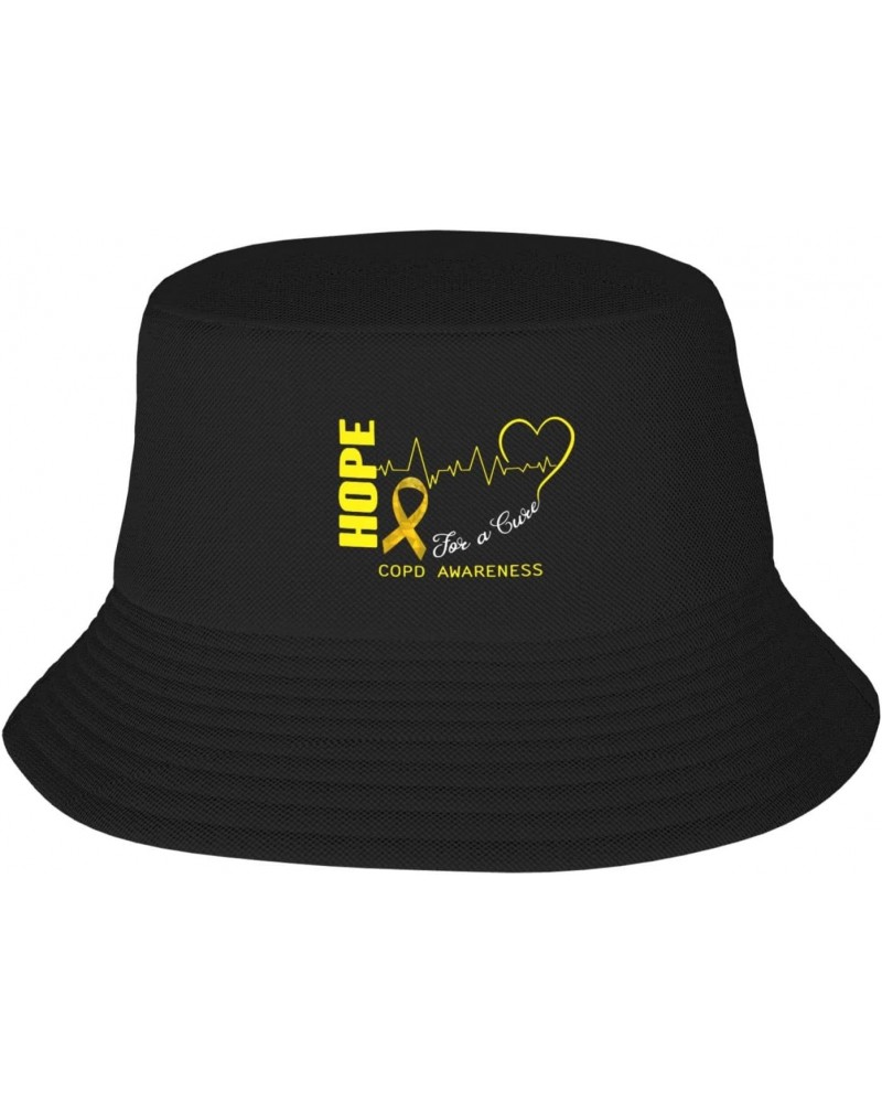 Hope for A Cure COPD Awareness Stay Cool and Stylish with Our Trendy Bucket Hats - Perfect for Summer Fun and Outdoor Adventu...