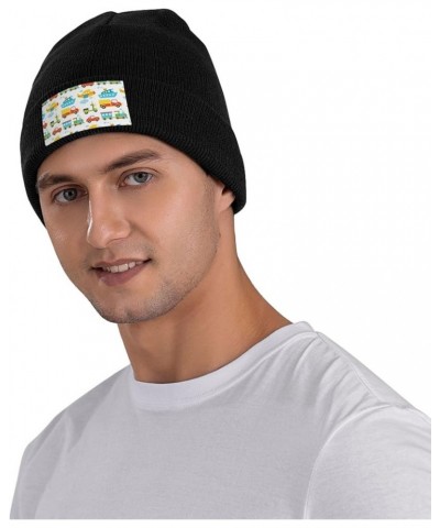 Diversified Transportation Print Knitted Hat Daily Warm Hat,Soft Outdoor Beanie for Men Women,Eisure Doudou Hat Black $12.76 ...