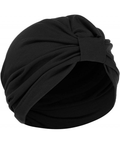 Chemo Head Scarf Pre Tied Stretchy Head Wrap Hair Turban Durag for Women Rhinestone Bandana Cover Scarf Headwear Black-a $5.8...