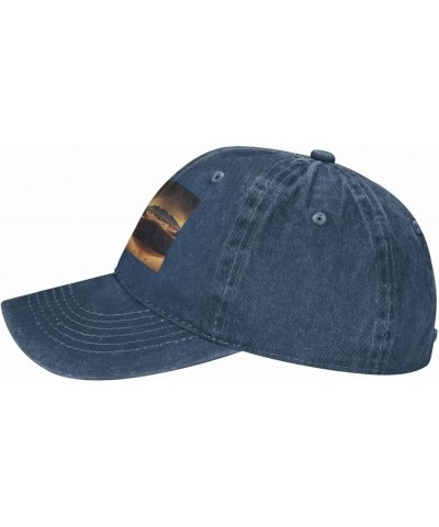 Sahara Desert Printed Unisex Denim Baseball Cap Adjustable Fitted Ball Hat Adult Casual Casquette Black Navy Blue $11.33 Base...