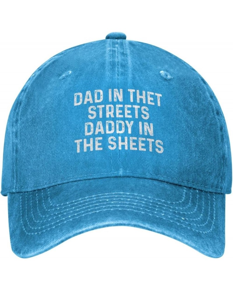 Dad in The Streets Daddy in The Sheets Hat Women Baseball Hat Cute Caps Blue $8.99 Baseball Caps