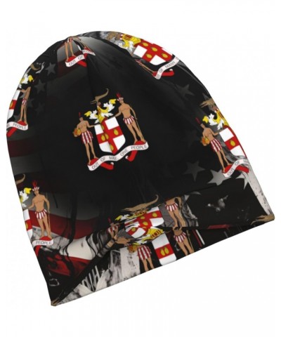 Coat of Arms of Jamaica Eco-Chic Knit Hats Fashionable Functionality for Modern Living Black $11.59 Skullies & Beanies