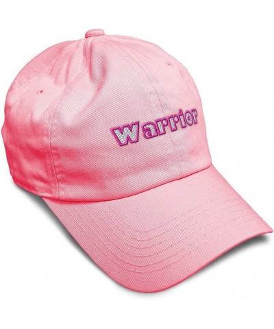 Soft Baseball Cap Warrior Style B Cotton Dad Hats for Men & Women Coral $12.88 Baseball Caps