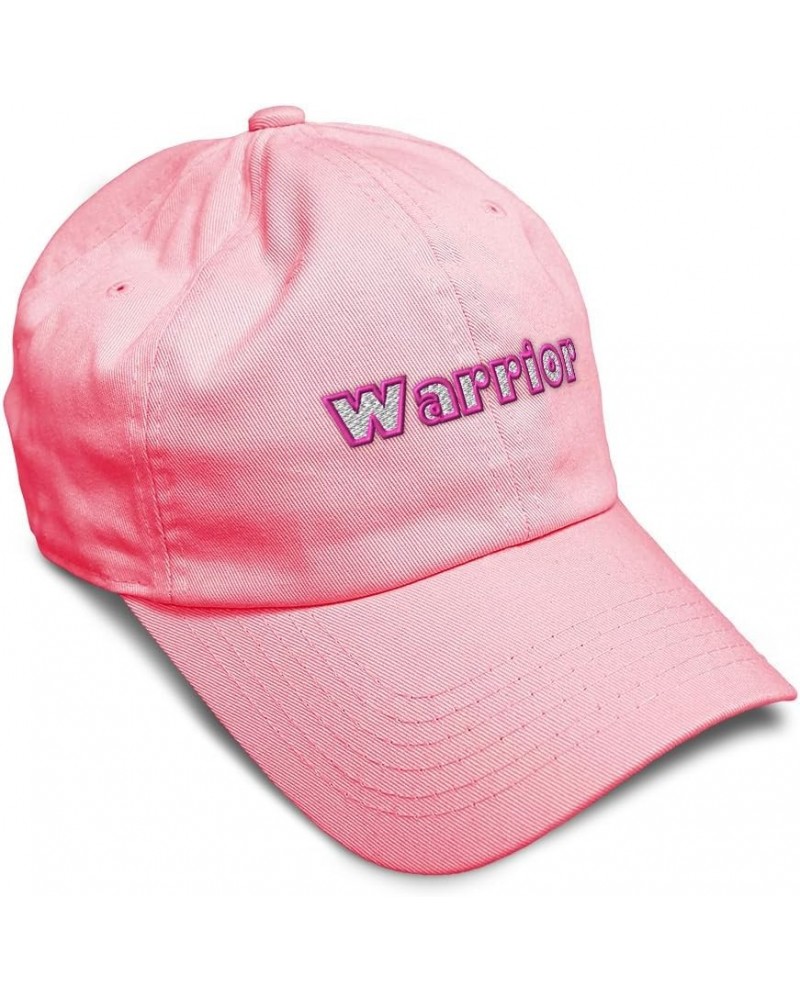 Soft Baseball Cap Warrior Style B Cotton Dad Hats for Men & Women Coral $12.88 Baseball Caps