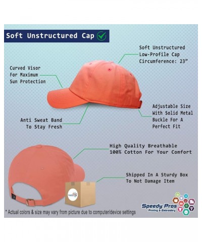 Soft Baseball Cap Warrior Style B Cotton Dad Hats for Men & Women Coral $12.88 Baseball Caps