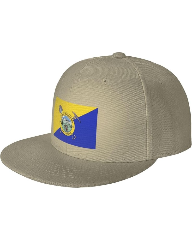 Flag of Siskiyou County, California Baseball Cap for Men Women Snapback Hat Adjustable Flat Bill Hats Natural $9.97 Baseball ...