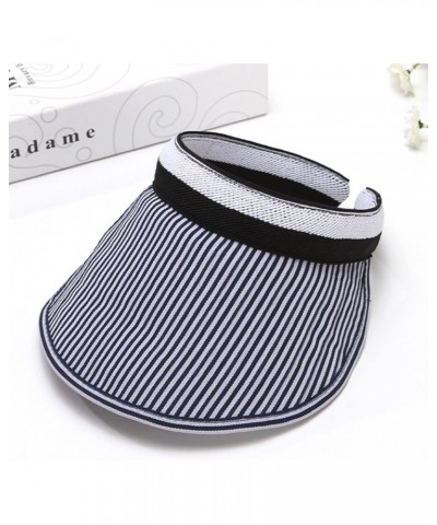 Summer Outdoors Women Wide Brim Straw Hat Beach Golf Sun Hats Travel Ponytail Sun Cap UPF 50+ Caps Padres Visor $11.91 Sun Hats