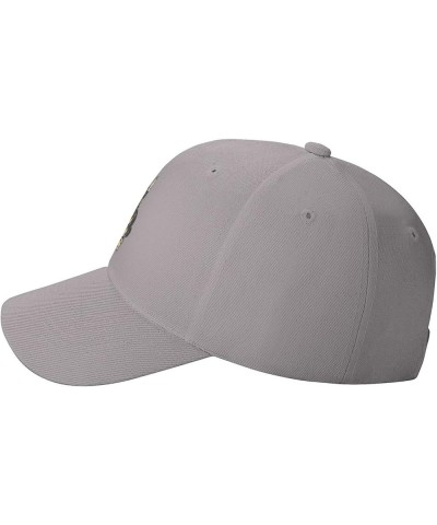 Women's and Men's Baseball Hat Dog German Shepherd Low Profile Dad Hat Adjustable Casquette Cap Gray $9.34 Baseball Caps