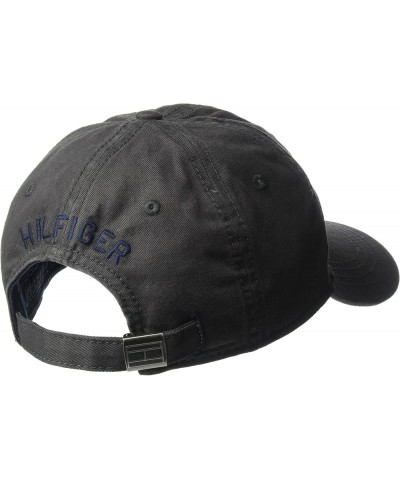 Men's Cotton Ardin Adjustable Baseball Cap Charcoal $13.80 Baseball Caps