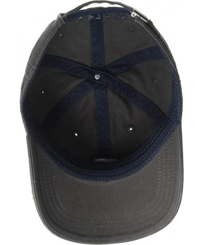 Men's Cotton Ardin Adjustable Baseball Cap Charcoal $13.80 Baseball Caps