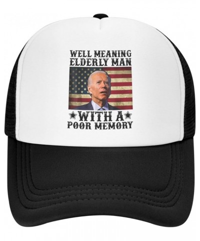 Biden Hats Well Meaning Elderly Man with A Poor Memory hat and Funny Travel Hats & Gifts Music Hat & Black $10.34 Cowboy Hats