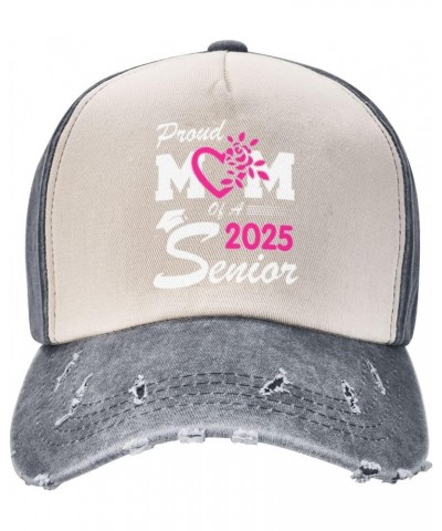 Proud Mom of a 2025 Senior Class of 2025 Graduation Baseball Cap Adult Adjustable Casual Duck Tongue Hat Golf Caps Trucker Ha...