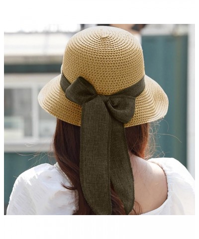 Womens Sun Visor Hat Sun Visors for Women Summer Packable Beach Hats for Women Travel UPF 50+ Independence Day Birthday Khaki...