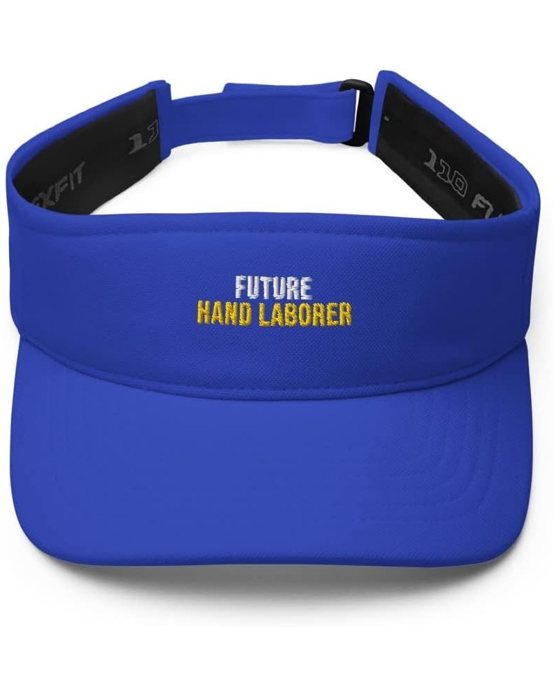 Future Hand Laborer Hat (Embroidered Visor) Hand Laborer Apparel Royal $19.19 Visors