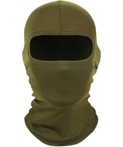 Thin Balaclava Mask Head Mask Full Face Mask Windproof Sun UV Protection Hood for Women Men 1 Army Green $5.68 Balaclavas