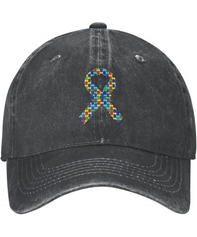 Warrior Autism Awareness Baseball Cap, Funny Adjustable Washed Cotton Trucker Hats, Dad Hat for Men Father Daddy Papa Autism ...