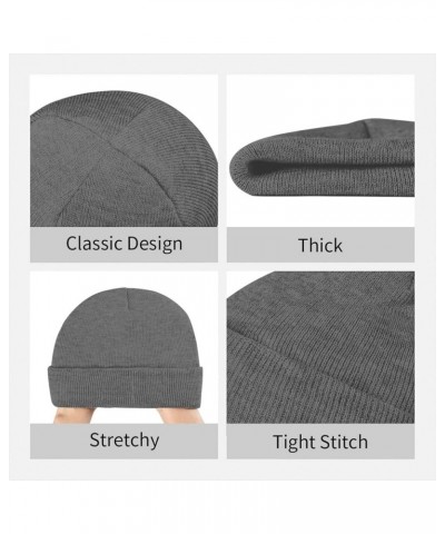 Tree Spruce Leaves Balls Flowers Berry Print Knitted Hat Daily Warm Hat,Soft Outdoor Beanie for Men Women,Eisure Deep Heather...