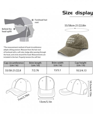 Mens Ball Caps Republican Cool Hat for Womens Low Profile Caps Adjustable Trump Means Fart Visor Hat Pigment Khaki $7.61 Base...