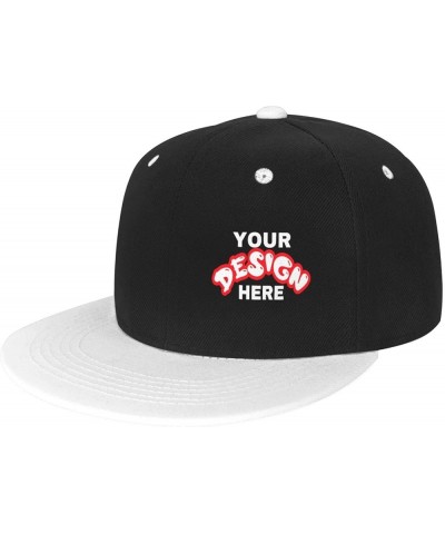 Custom Hat Add Your Design,Custom Picture Caps,Custom Hat Design Your Own Classic Mens Womens Personalized Baseball Cap White...