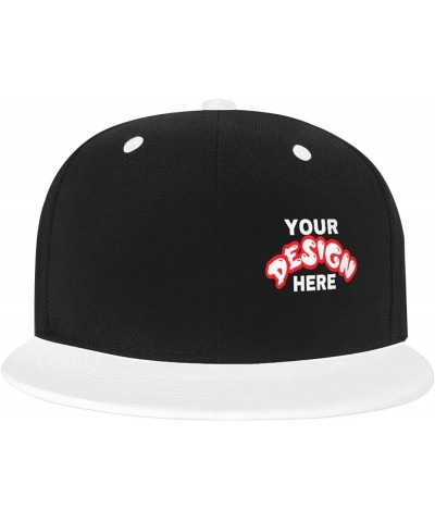 Custom Hat Add Your Design,Custom Picture Caps,Custom Hat Design Your Own Classic Mens Womens Personalized Baseball Cap White...