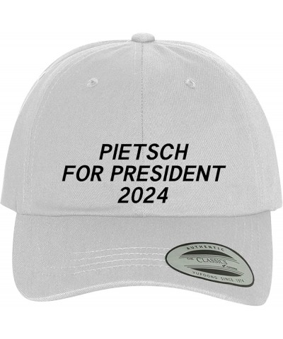 Pietsch for President 2024 - Comfortable Dad Hat Baseball Cap White $11.61 Baseball Caps