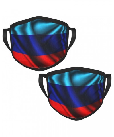 Flag of The Luhansk People's Republic Face Mask 2 Pcs Face Cover Reusable Washable Breathable for Men Women Balaclavas Bandan...