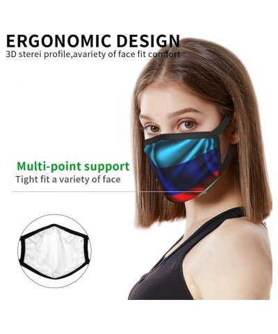 Flag of The Luhansk People's Republic Face Mask 2 Pcs Face Cover Reusable Washable Breathable for Men Women Balaclavas Bandan...