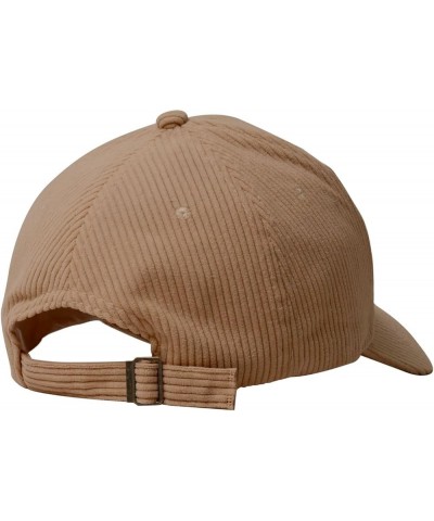 Beige Curved Eaves Baseball Cap Hat Fashion Men Womens Corduroy Yoga Pug Picture Khaki $14.07 Baseball Caps